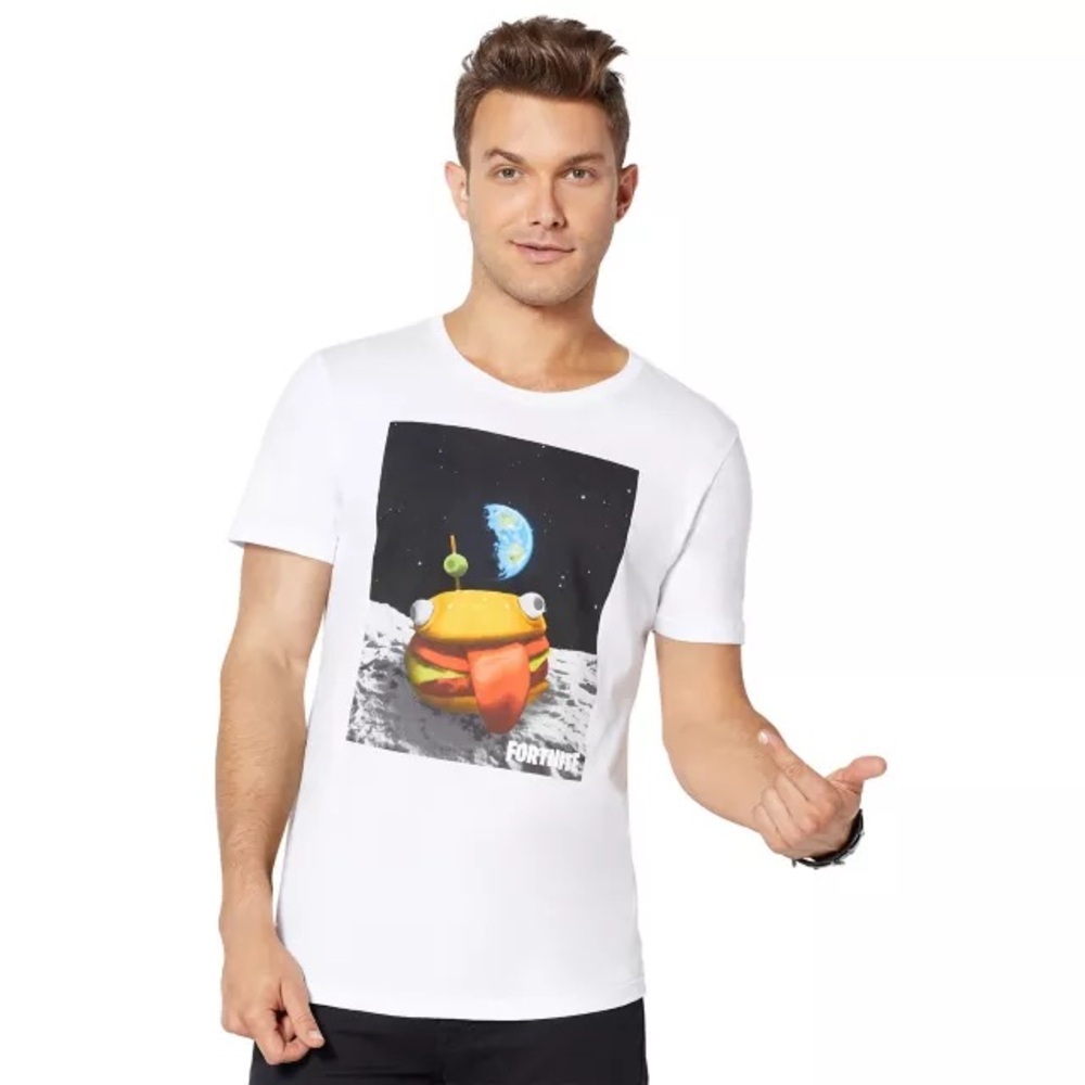Men’s Space Durrr Burger T Shirt - Fortnite